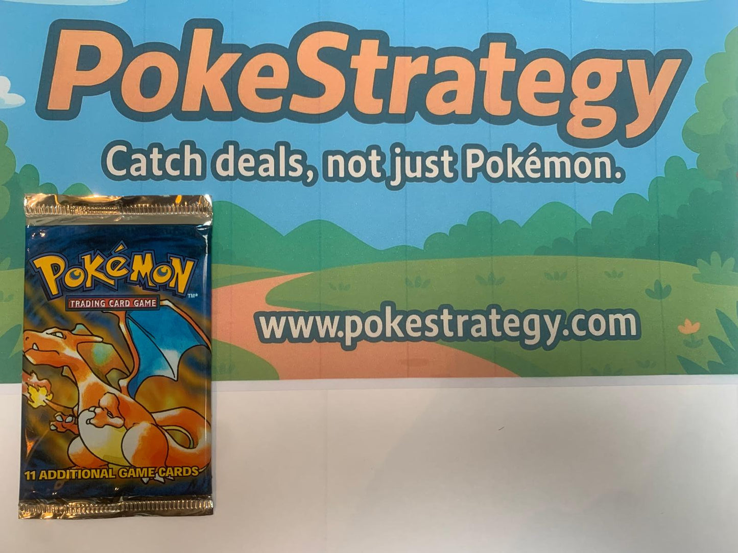 Pokémon TCG: Base Set Booster Pack – Factory Sealed (Charizard Artwork)