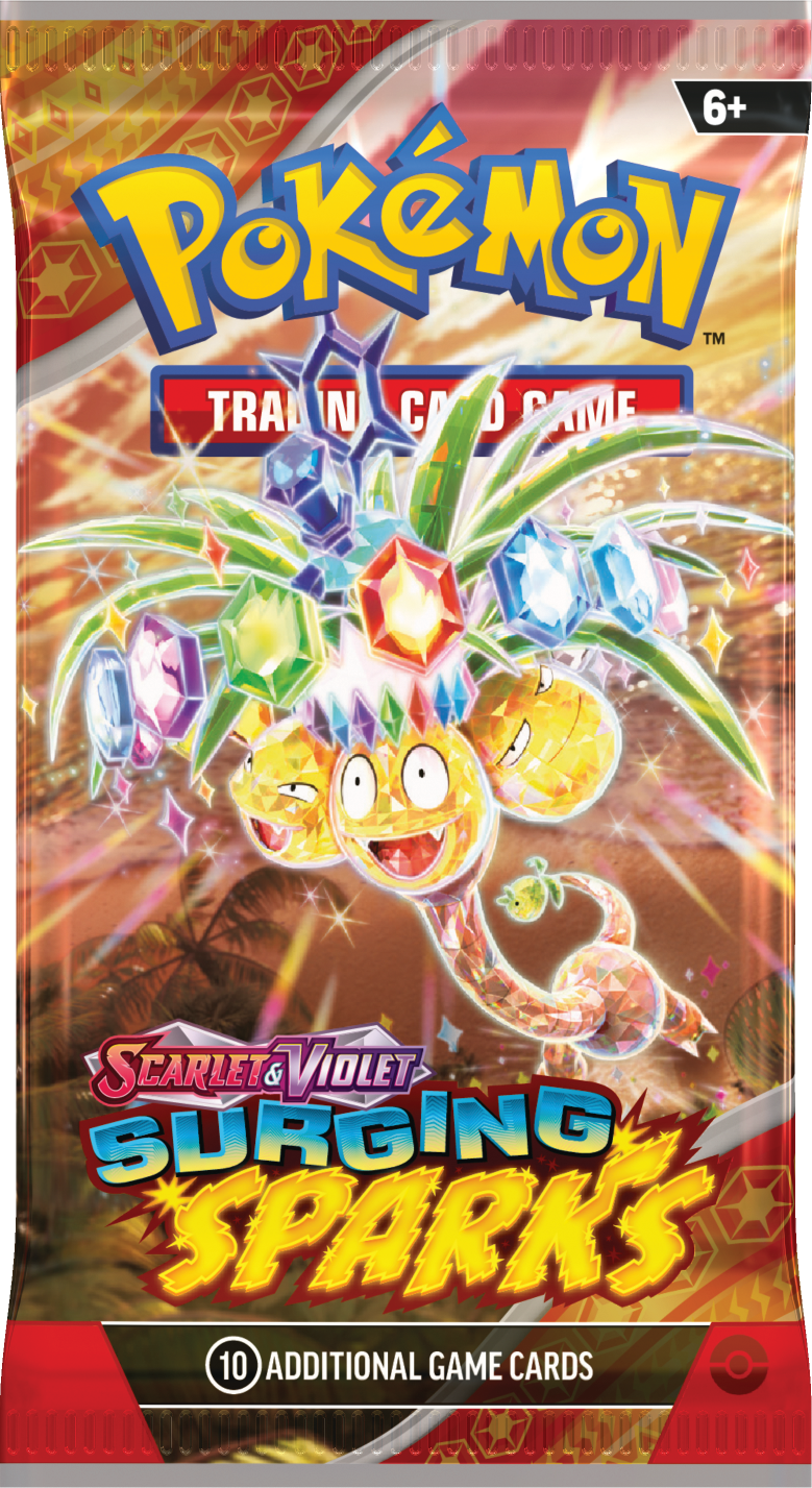 Pokémon Surging Sparks Booster Packs x3