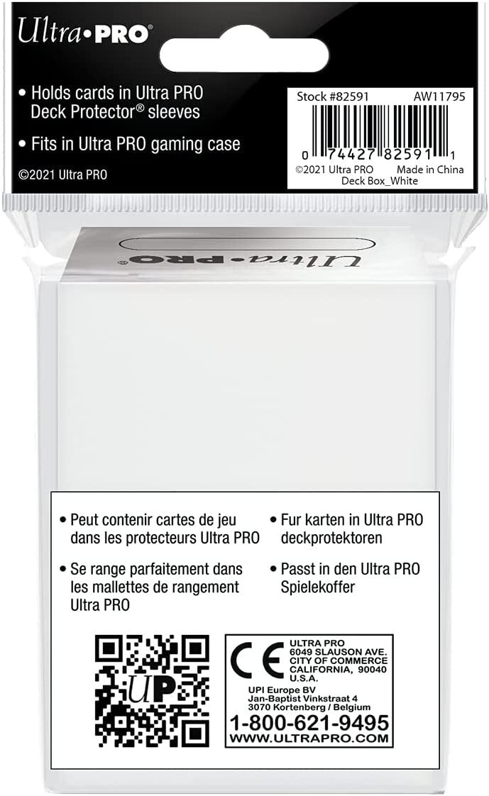 Ultra PRO White Deck Box