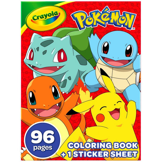 Pokémon Colouring Book - 96 Pages (Crayola)
