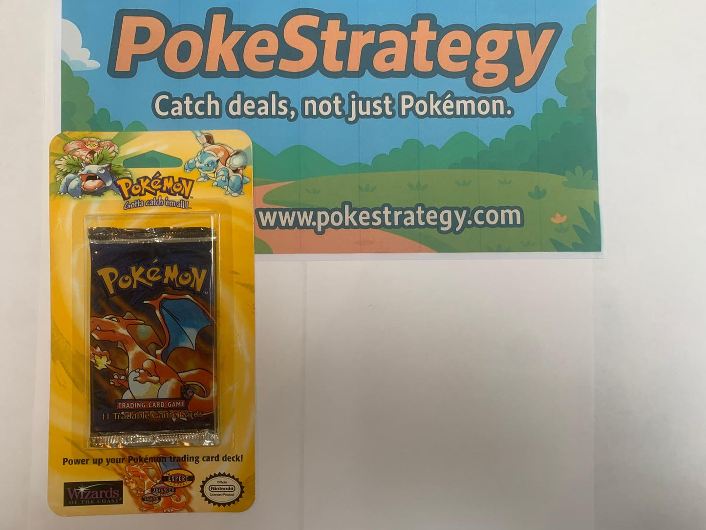 Pokémon TCG: Base Set Shadowless Blister Pack – Factory Sealed (Charizard Artwork)