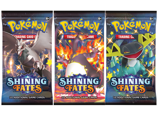 Pokémon TCG: Shining Fates Booster Packs x3